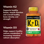 Mason Natural Vitamins Mason Natural + D3 With Calcium - 100 Tablets