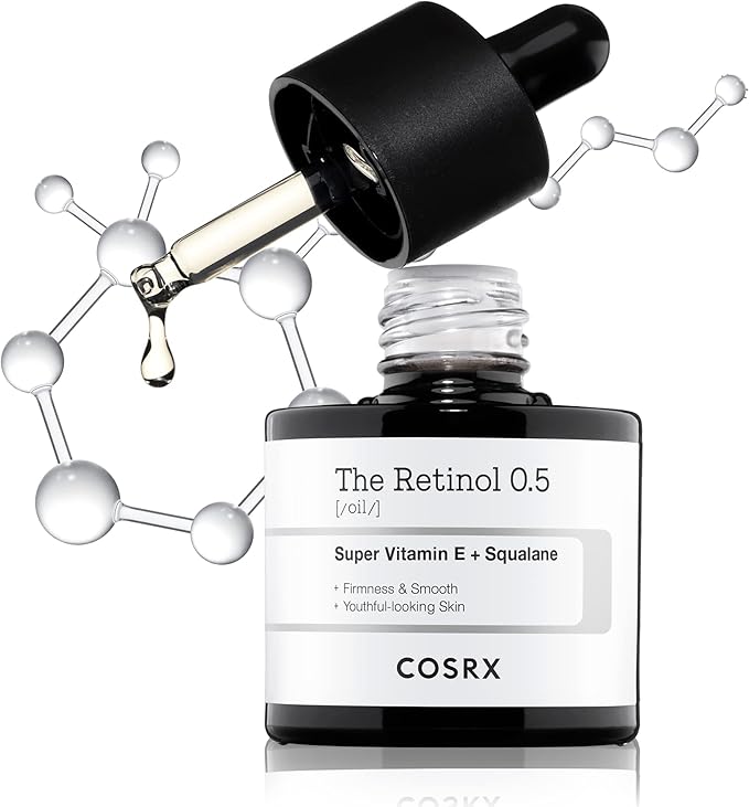 COSRX The Retinol 0.5 [Oil] Super Vitamin E + Squalane. 20ml