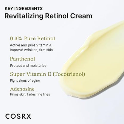 COSRX The Retinol 0.3, Cream Super Vitamin E + Panthenol 20 ml