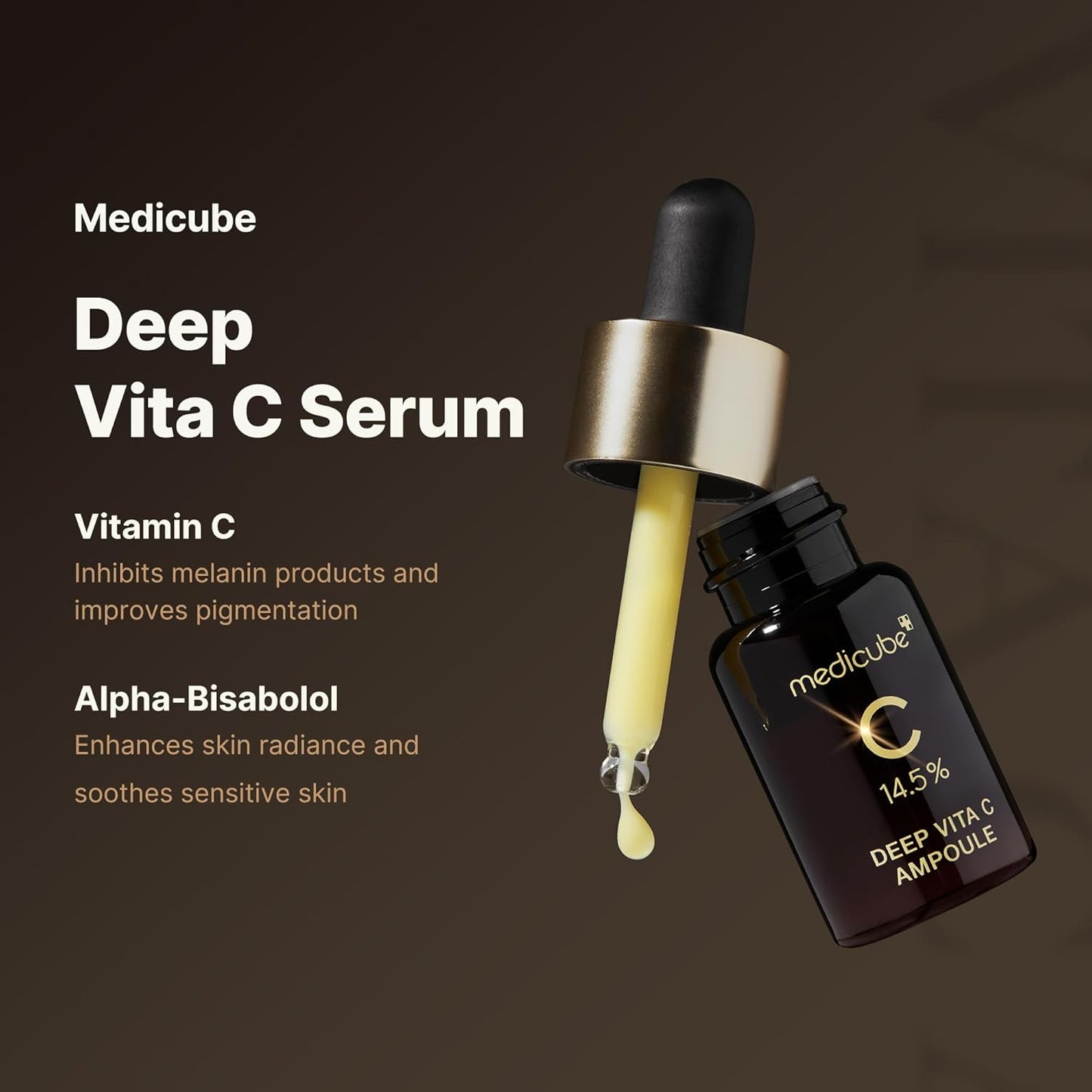 Medicube Deep Vita C Serum 2.0 || 14.5% Pure Vitamin C (10g * 3 bottles)