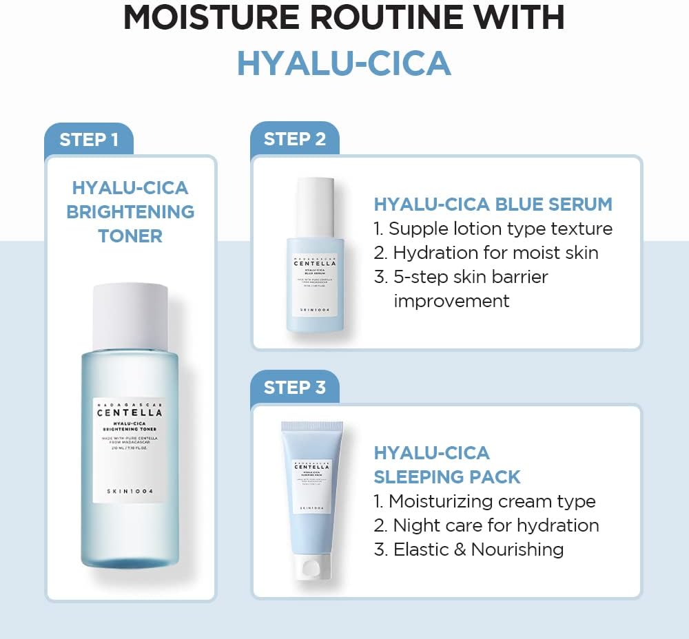 SKIN1004 Hyalu-CICA Brightening Toner – 7.10 fl.oz (210ml) | Hydrating & Brightening Toner with Hyaluronic Acid, CICA & Niacinamide