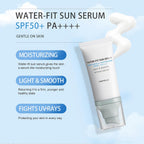 Centella Sunscreen SPF 50, Airy-Light Hyalu Cica Water-Fit Sun Serum, Face Sun Screen Long-Lasting Protection