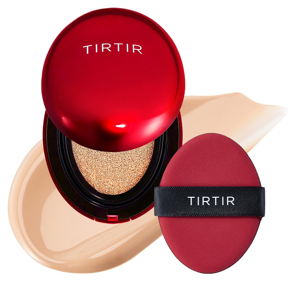 TIRTIR Mask Fit Red Cushion Foundation – Full Coverage, Weightless, Satin Glow Finish