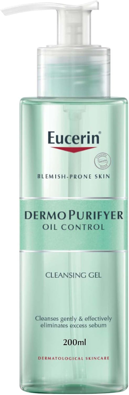 Eucerin DermoPurifyer Oil Control Face Cleansing Gel 200ml