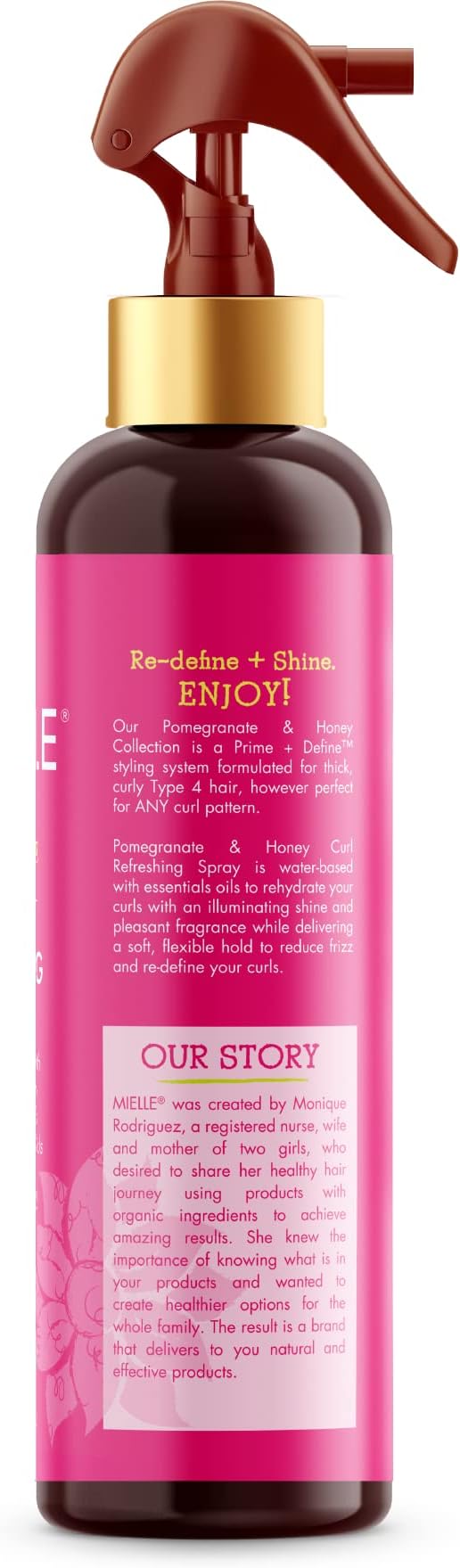 MIELLE Pomegranate & Honey Curl Refreshing Spray [Anti-Frizz]