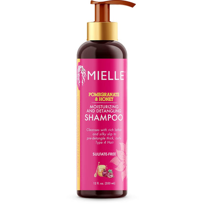 MIELLE Pomegranate & Honey Moisturizing & Detangling Shampoo [Sulfate-Free] 355 ml