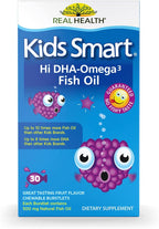 Real Health Bioglan Kids Smart Omega 3 Fish Oil, 30 Chewable Burstlets