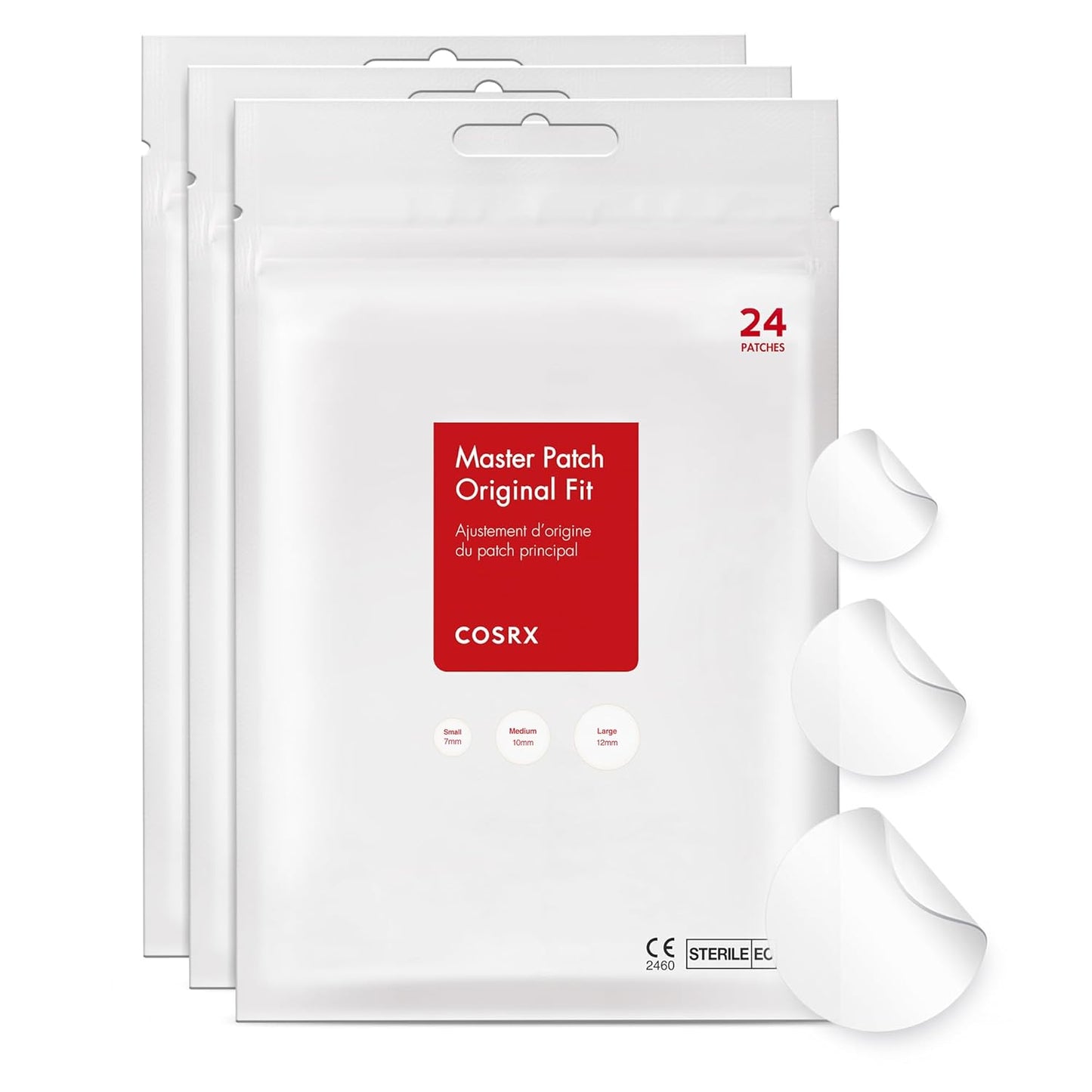 COSRX Acne Pimple Master Patch (A.D.F. Hydrocolloid Dressing) 24 Patches/Pouch