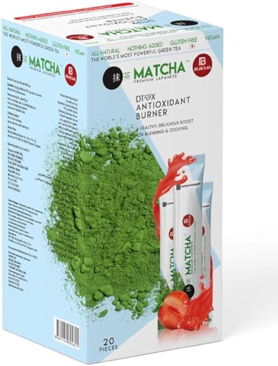 Matcha Latte Japanese Detox Antioxidant Burner