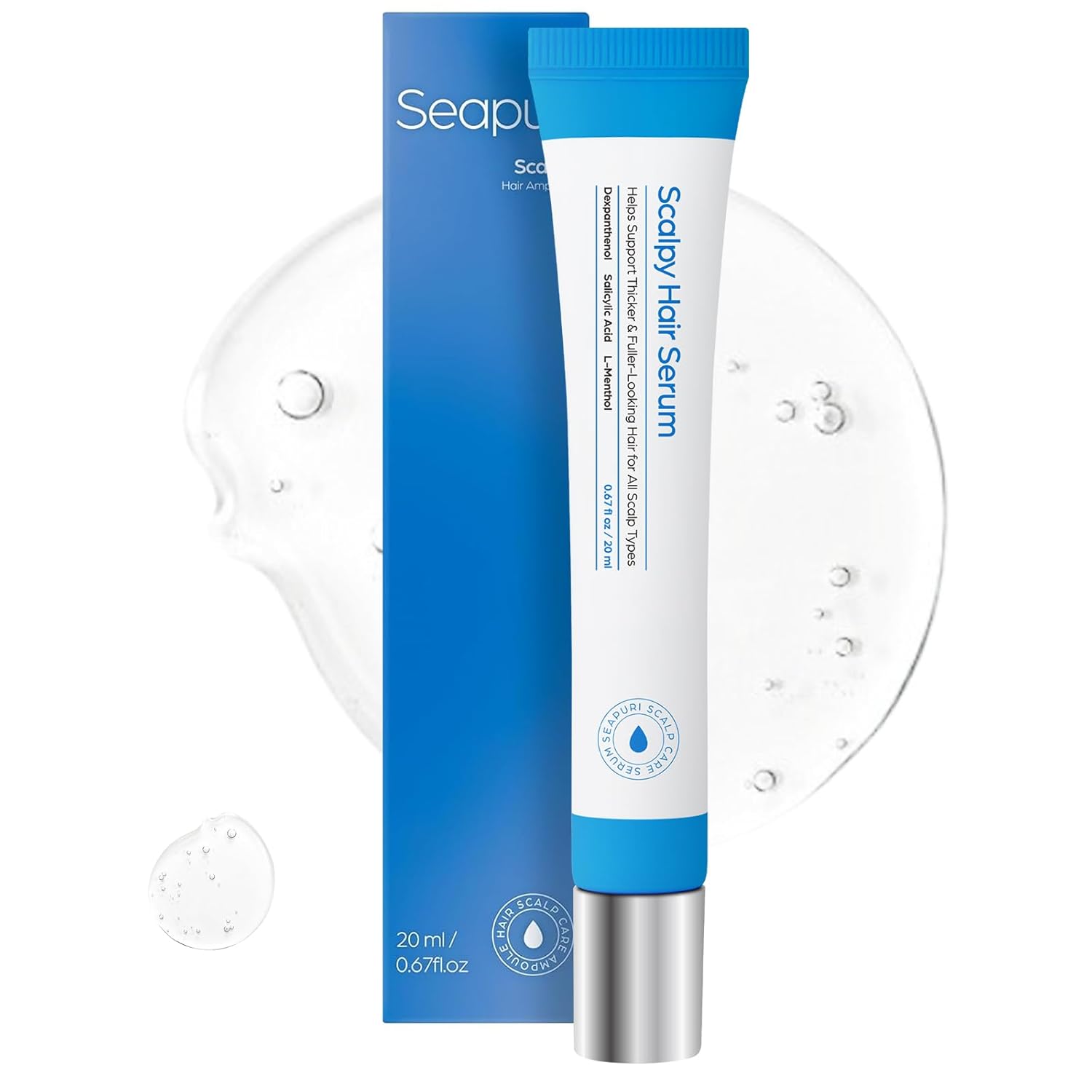 Seapuri Scalpy Hair Growth Serum for Men & Women for Hair Loss & Thinning