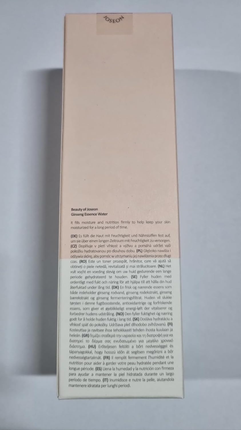 Beauty of Joseon Ginseng Essence Water Hydrating Face Toner  150ml