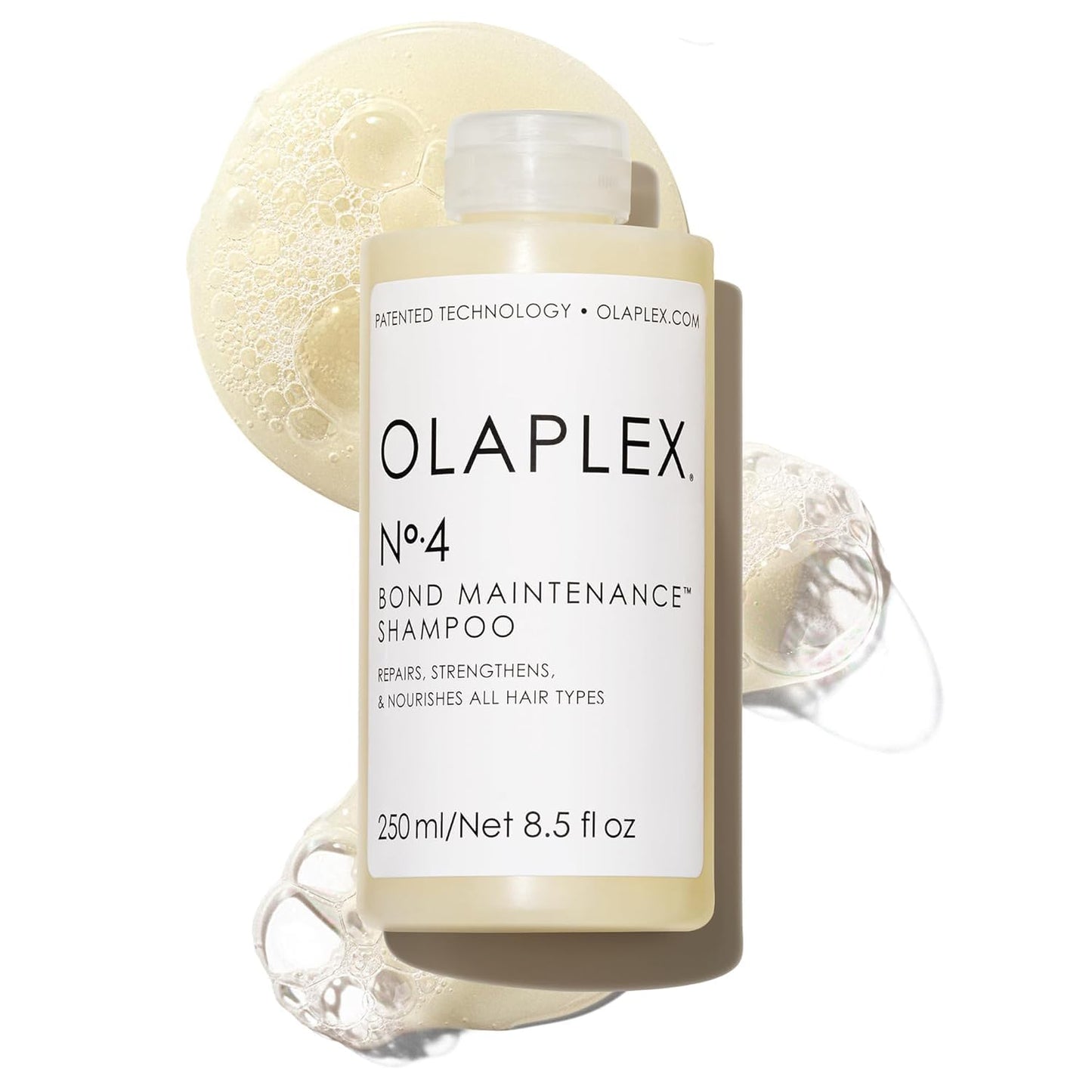 Olaplex No. 4 Bond Maintenance Shampoo, Repairs, Strengthens, & Nourishes All Hair Types, Adds Shine & Leaves Hair Feeling Soft,