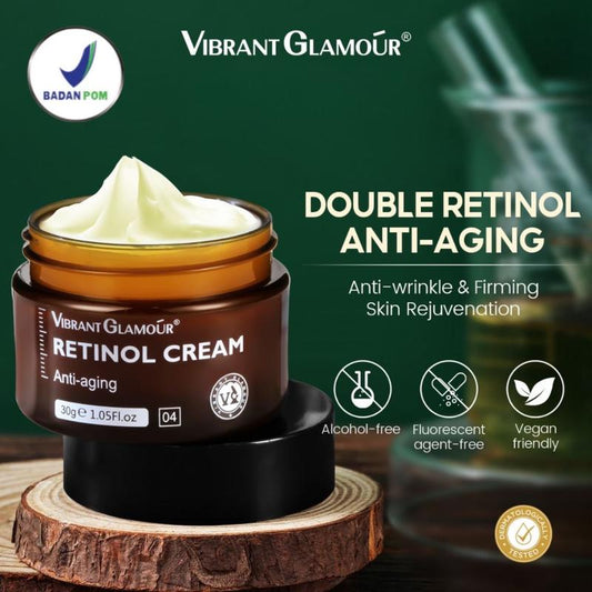 Vibrant Glamour Natural Retinol Brightening Anti-Aging Cream - 30g