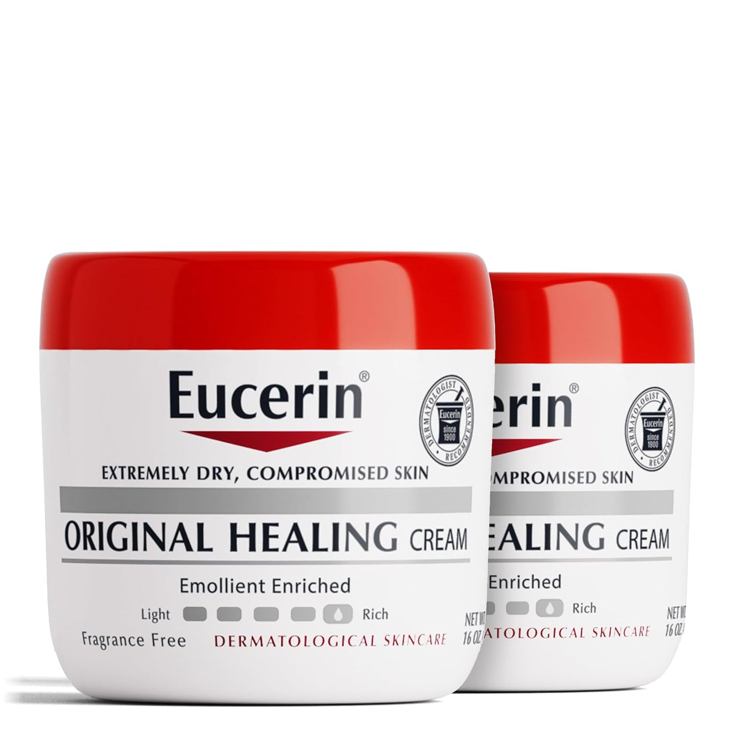 Eucerin (Extremely Dry, Compromised Skin) Original Healing Cream Emollient Enriched 454g