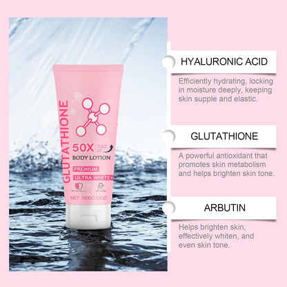 Glutathione 50x Tone Up Body Lotion, Moisturizing and Soft Skin All Over Body Scented Body Lotion