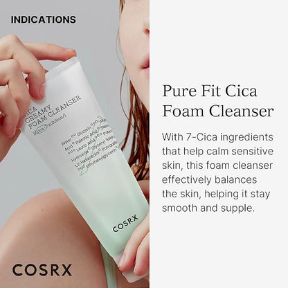 COSRX Cica Creamy Foam Cleanser