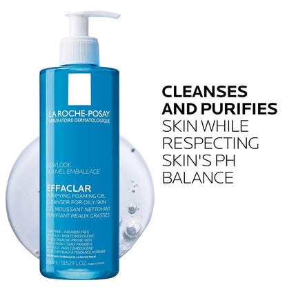 LA ROCHE-POSAY EFFACLAR Purifying Foaming Gel (For Oily Sensitive Skin) 200ml