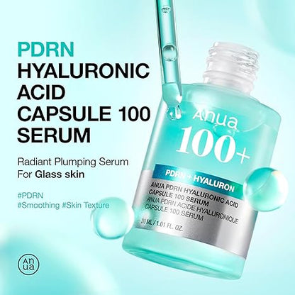 Anua PDRN Hyaluronic Acid Capsule 100 Serum, Radiant Face Serum