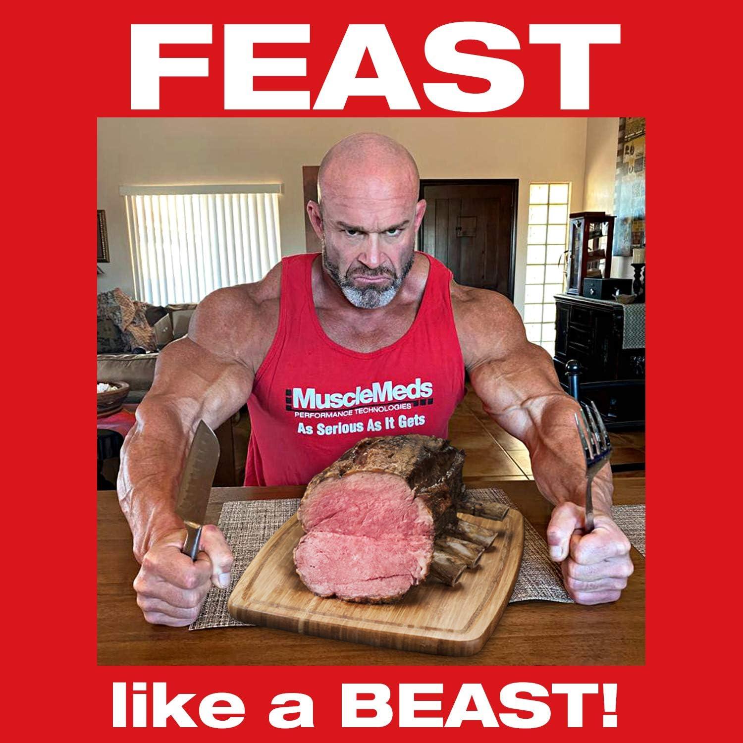 MuscleMeds Feast Mode Appetite Stimulant Weight Gain Pills - 90 Capsules