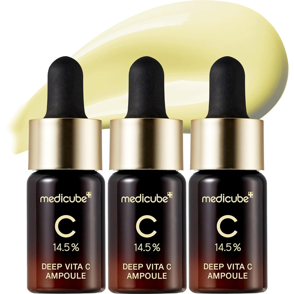 Medicube Deep Vita C Serum 2.0 || 14.5% Pure Vitamin C (10g * 3 bottles)