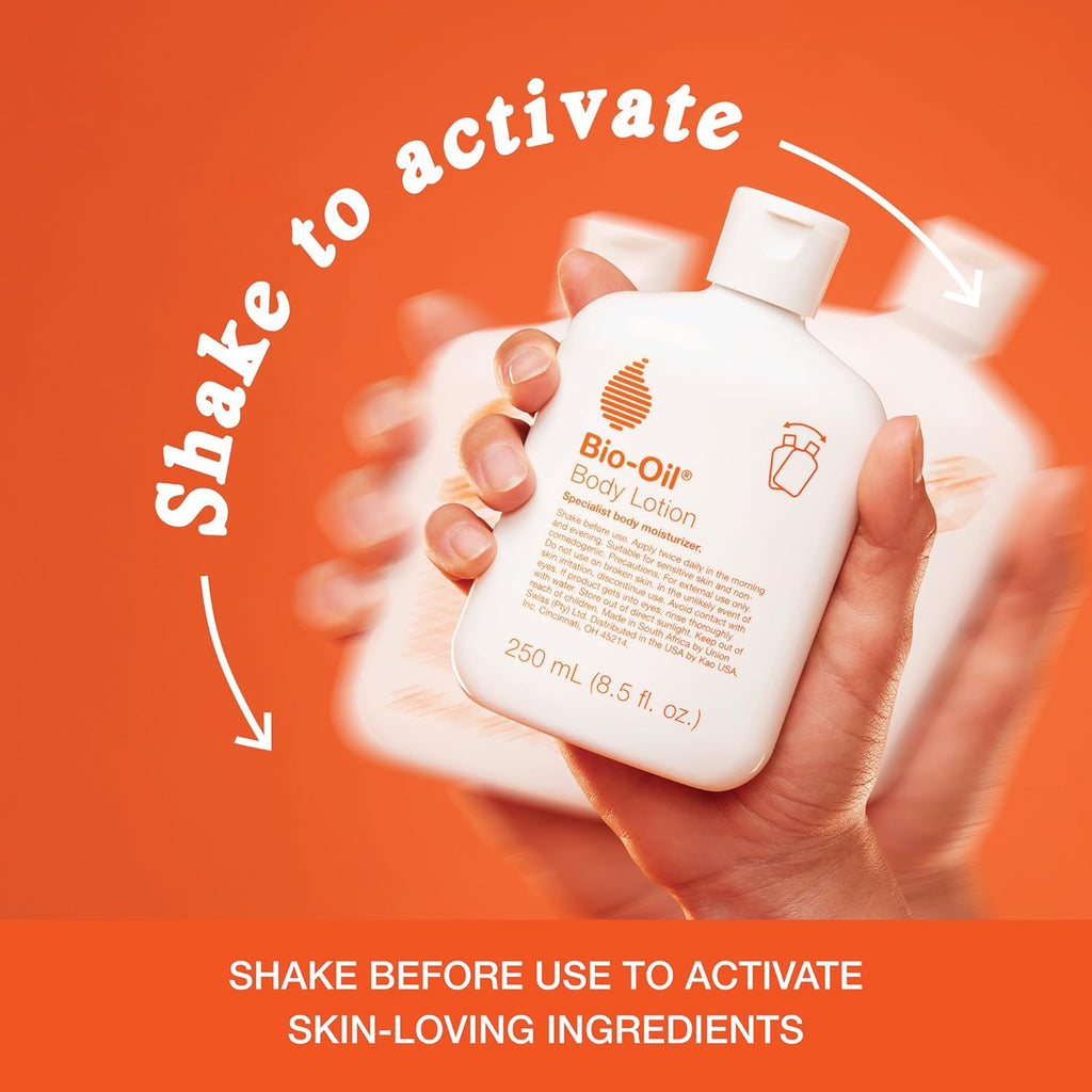 Bio-Oil Moisturizing Body Lotion for Dry Skin, Ultra-Lightweight High-Oil Hydration, with Jojoba, Rosehip, Shea, and Hyaluronic Acid, 5.9 Oz