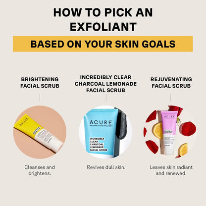 مقشر الوجه المُشرق من أكيور لبشرة أكثر شبابًا وإشراقًا | مع عشب البحر والطين الأخضر الفرنسي، 113 مل 