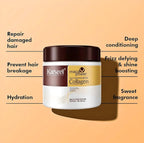 Karseell Hair Repair Set with Shampoo, Conditioner, and Maca Collagen Mask for Dry Damaged Hair (50.7 fl oz)