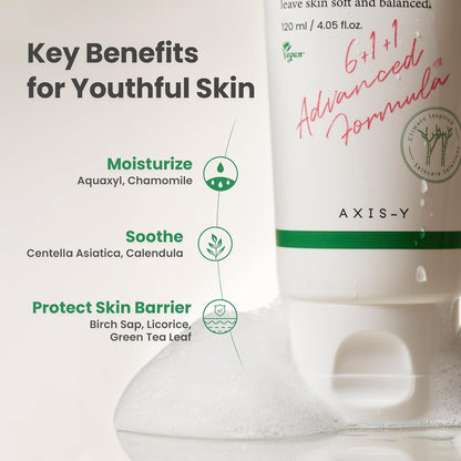 AXIS-Y Sunday Morning Refreshing Cleansing Foam (Birch Sap Aquaxyl Green Tea). 120ml