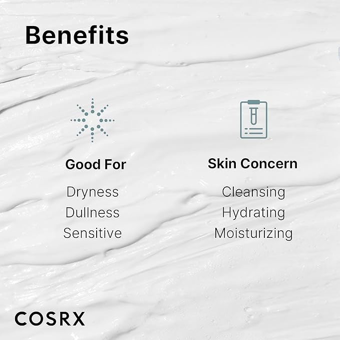 COSRX Triple Hyaluronic  Moisturizing Cleanser (Hyaluronic Acid & Pro Vitamin B5)