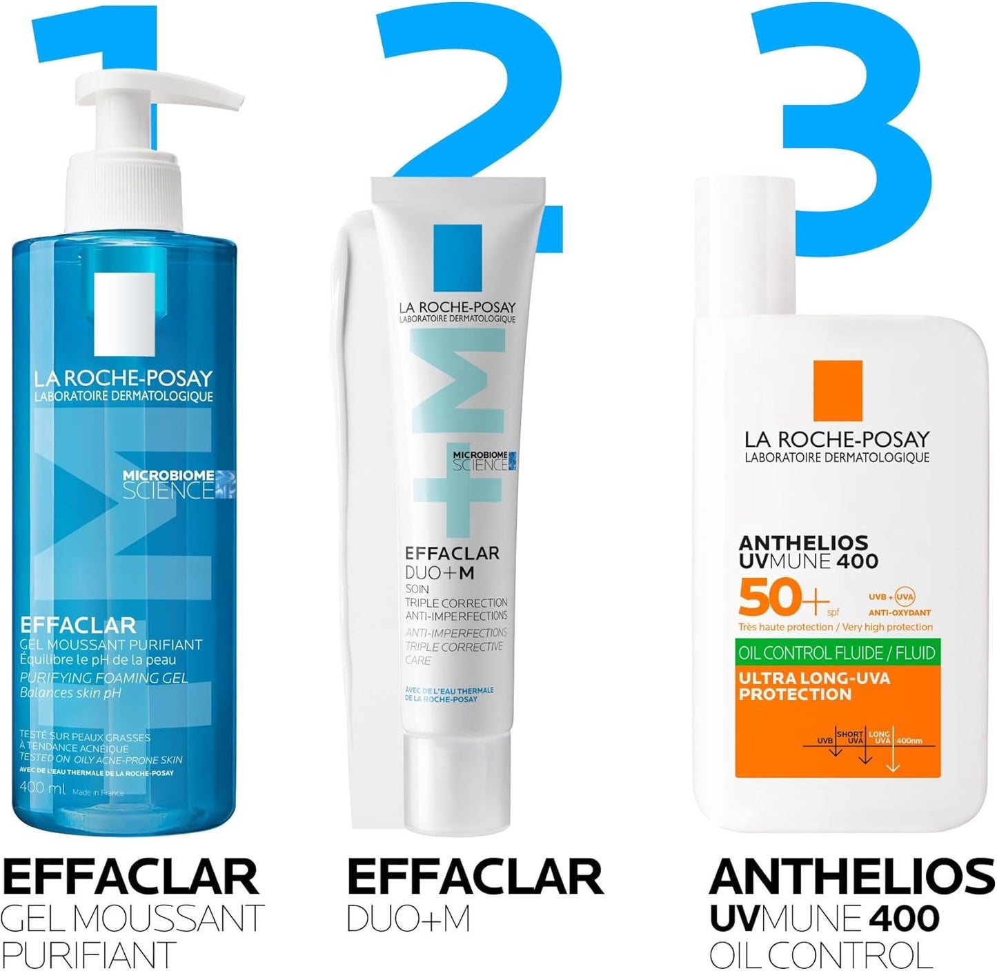 LA ROCHE-POSAY EFFACLAR Schaumendes Reinigungsgel Fur  Fettige, Empfindliche Haut