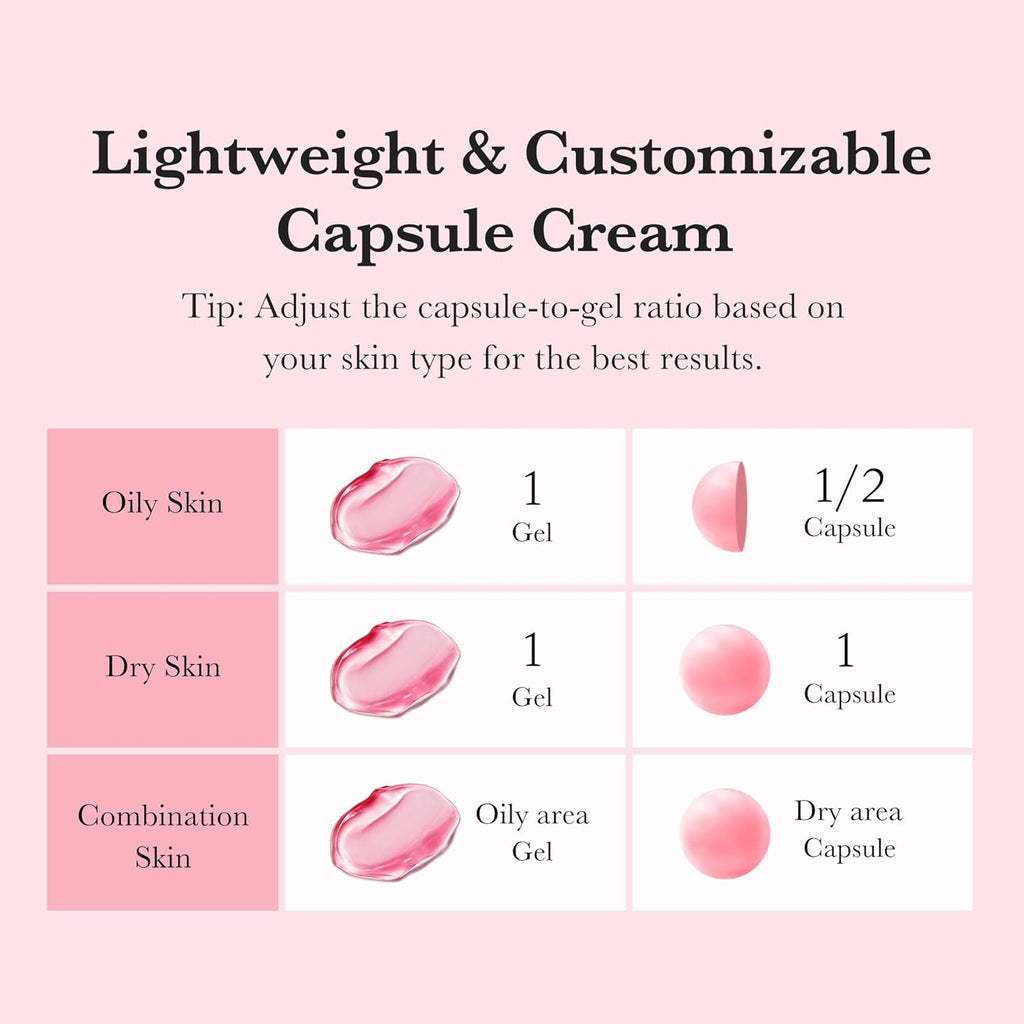 Medicube Salmon DNA PDRN Pink Collagen Capsule Cream – Lightweight Face Moisturizer with Niacinamide for Hydration, Glow & Uneven Skin Tone (1.94 oz)