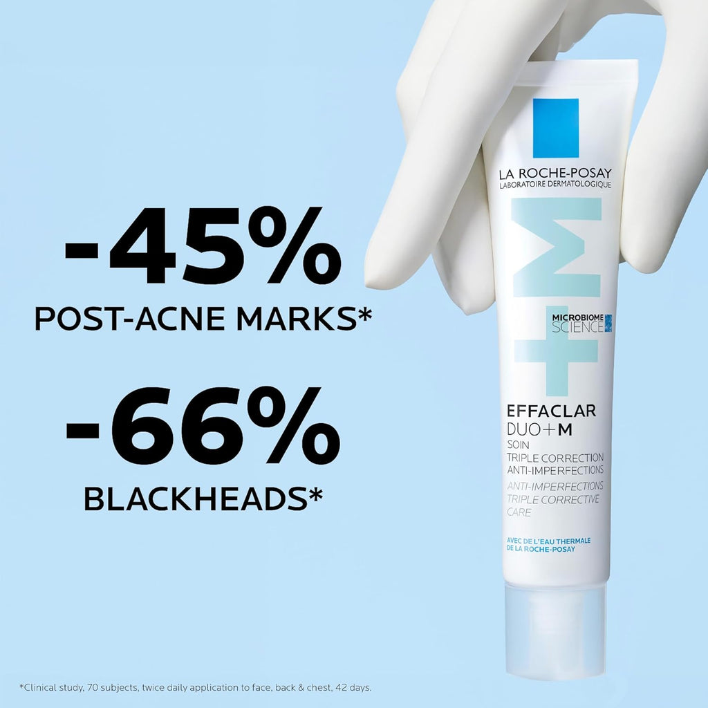 La Roche-Posay Effaclar Duo+M – Triple-Action Acne Treatment Cream (40ml)