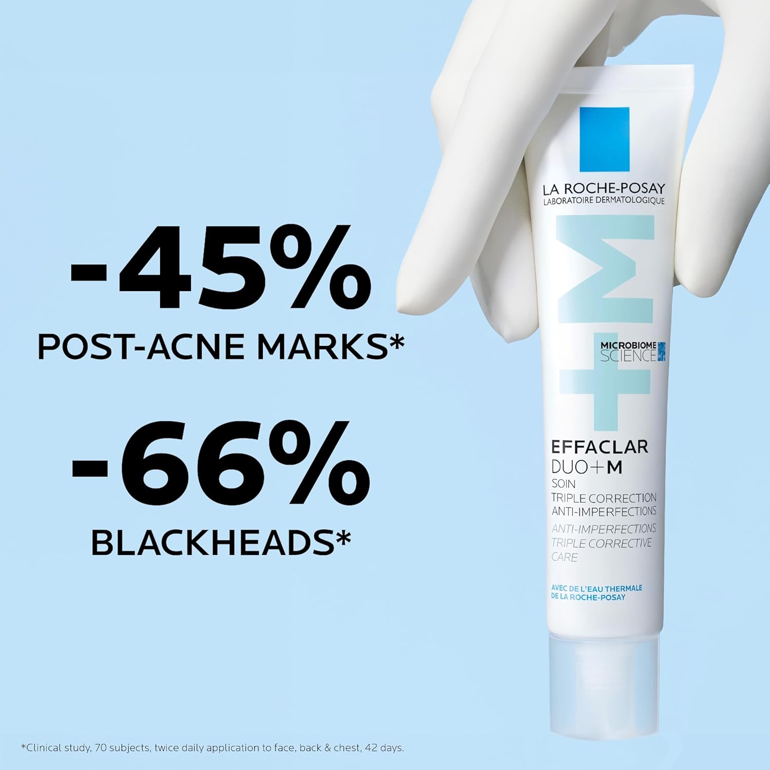 La Roche-Posay Effaclar Duo+M – Triple-Action Acne Treatment Cream (40ml)