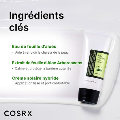 COSRX Aloe Soothing Sun Cream SPF 50+ PA+++. 50ml