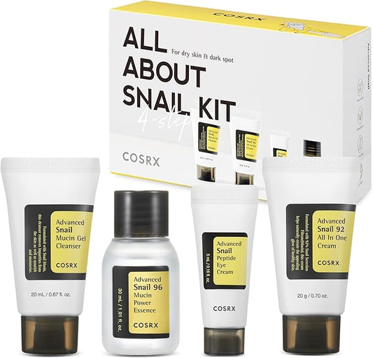 COSRX All About Snail Kit (For Dry Skin & Dark Spot) 4 pcs set