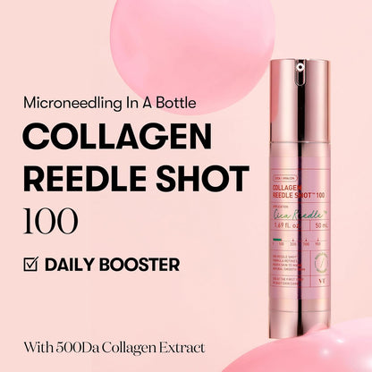 VT COSMETICS Collagen Reedle Shot 100, Microneedling Serum, Firming & Elasticity, (50ml)