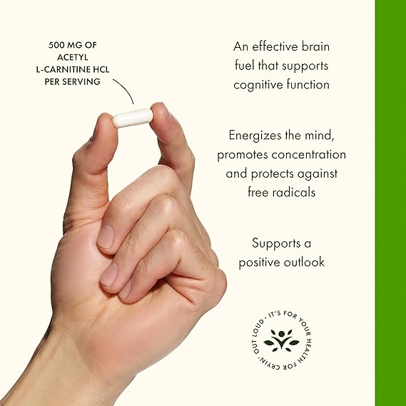 أسيتيل إل-كارنيتين ٥٠٠ مجم ١٠٠ كبسولة من سوانسون بريميوم