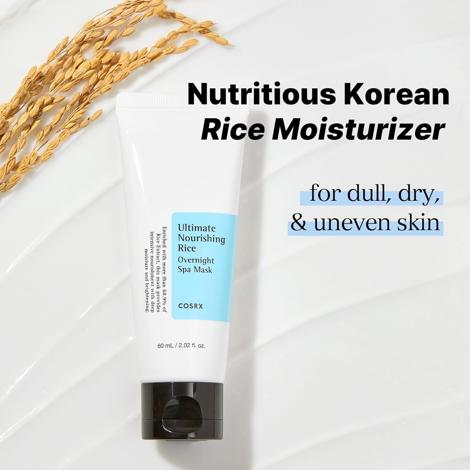 COSRX Ultimate Nourishing Rice Overnight Spa Mask 60 ml