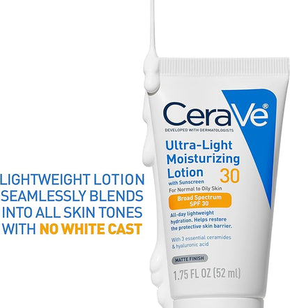 CeraVe Ultra-Light Moisturizing Lotion With Sunscreen 30 (For Normal to Dry Skin) 50 ml