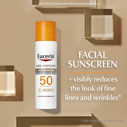 Eucerin Age Defense + Hyaluronic Acid 5 AOX Shield 50spf 75 ml