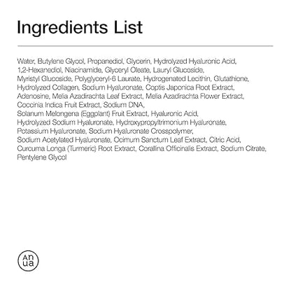 Anua PDRN Hyaluronic Acid Capsule 100 Serum, Radiant Face Serum