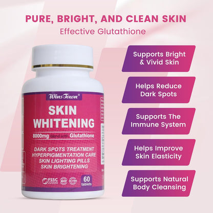 Wins Town Skin Whitening 8000mg blend with Glutathione