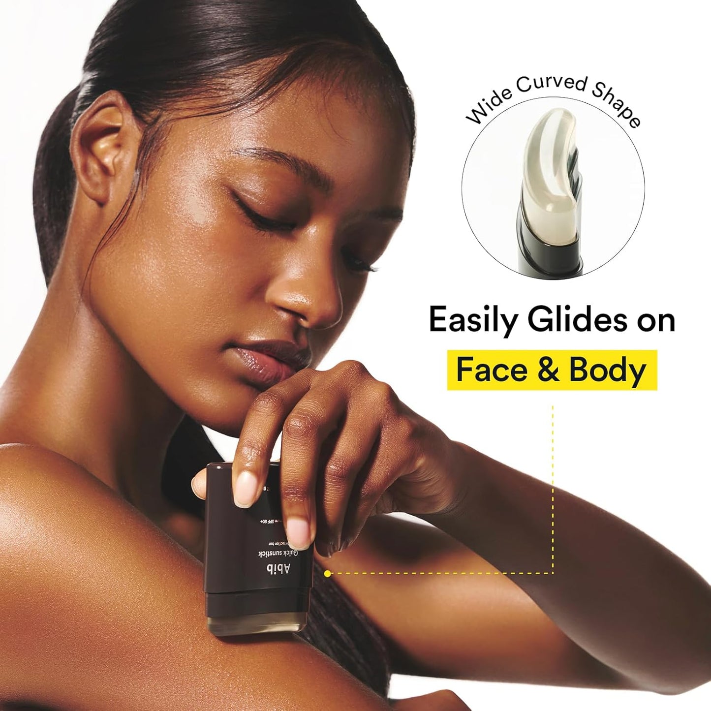 Abib Quick Sunstick Protection Bar SPF50+ 0.77 oz / 22 g (Glowing) | Korean Suncreen Stick Suncare Sunblock, No Whitecast, Protector Solar Barra, Centella Asiatica Extract, Aloe Extract