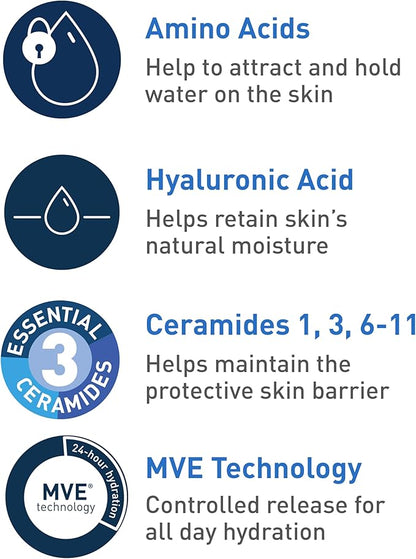 CeraVe Hydrating Cream-to-foam Cleanser For Normal to Dry Skin