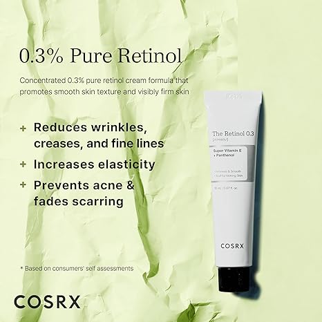 COSRX The Retinol 0.3, Cream Super Vitamin E + Panthenol 20 ml