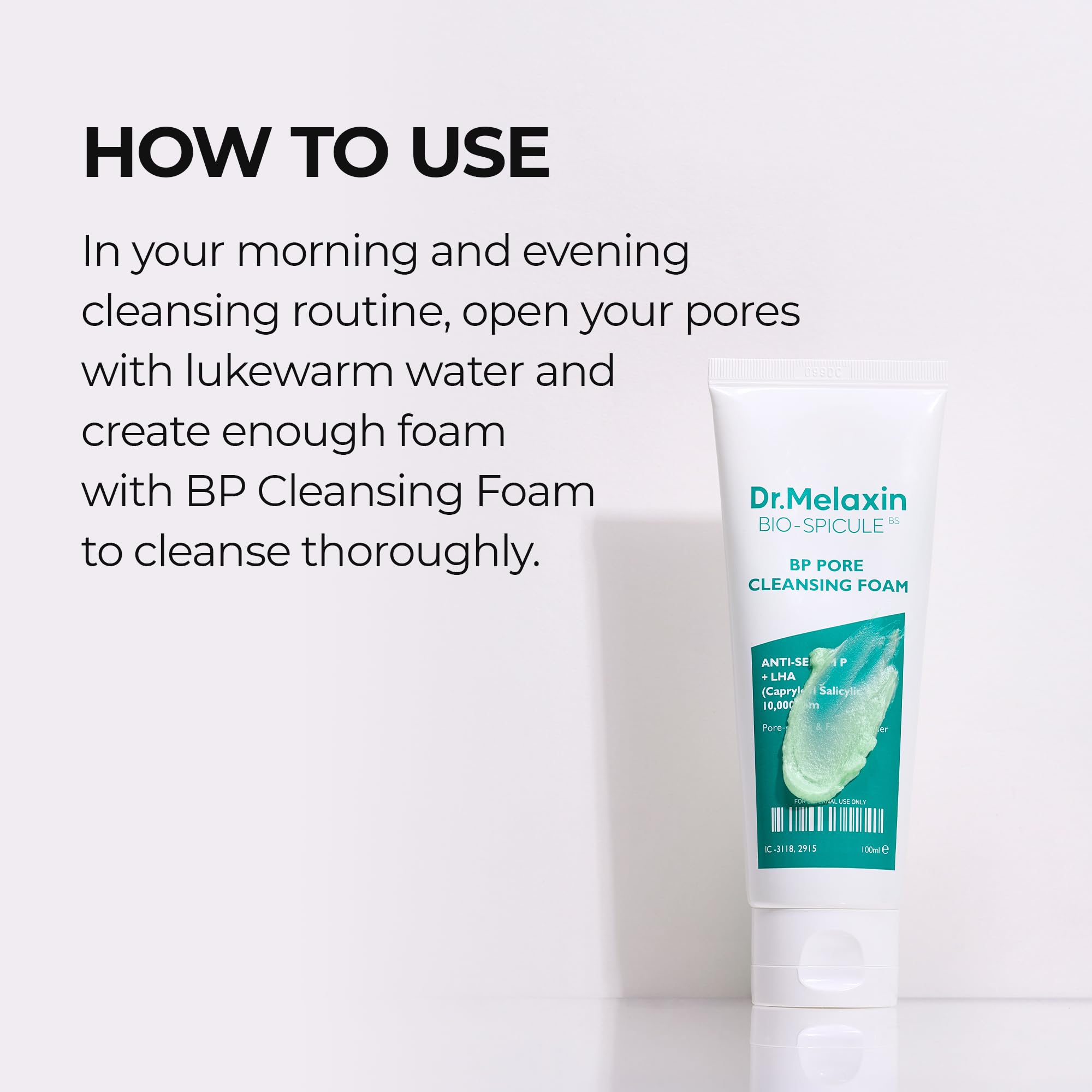 Dr. Melaxin  BP Pore Core Cleansing Foam 100ml