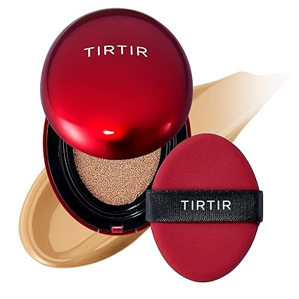TIRTIR Mask Fit Red Cushion Foundation – Full Coverage, Weightless, Satin Glow Finish