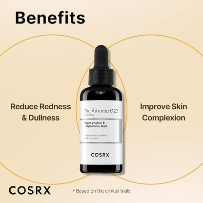 COSRX The Vitamin C 23 [Serum] Super Vitamin E + Hyaluronic Acid. 20g