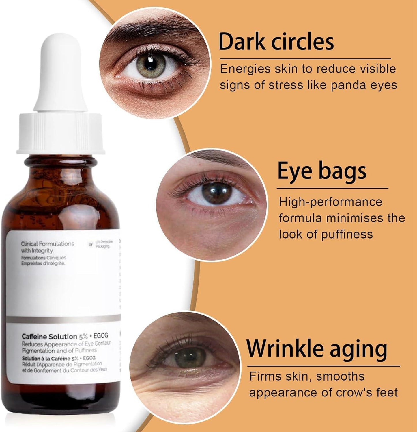 محلول الكافيين العادي ٥٪ + EGCG ٣٠ مل