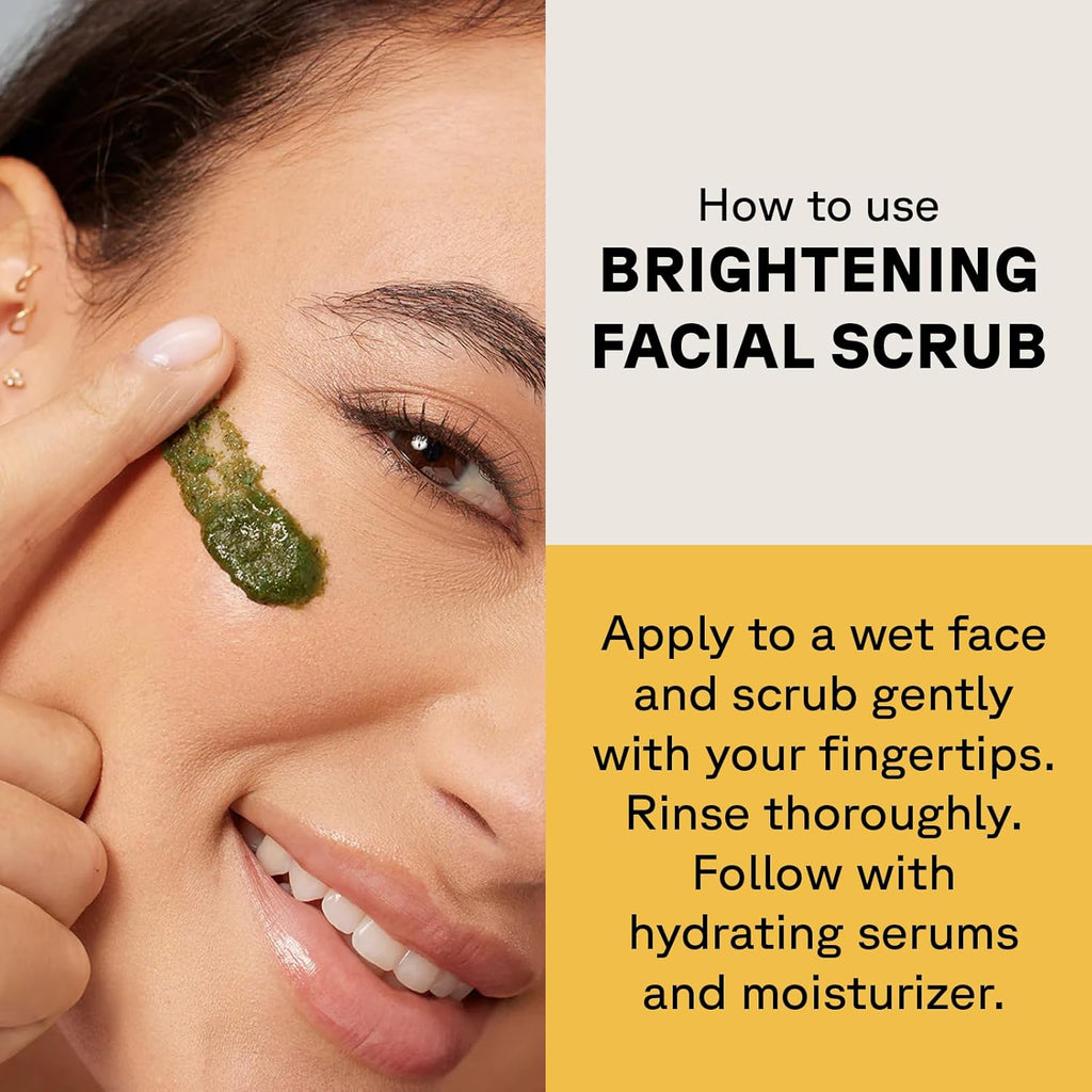 Acure Brightening Facial Scrub - 4 Fl Oz
